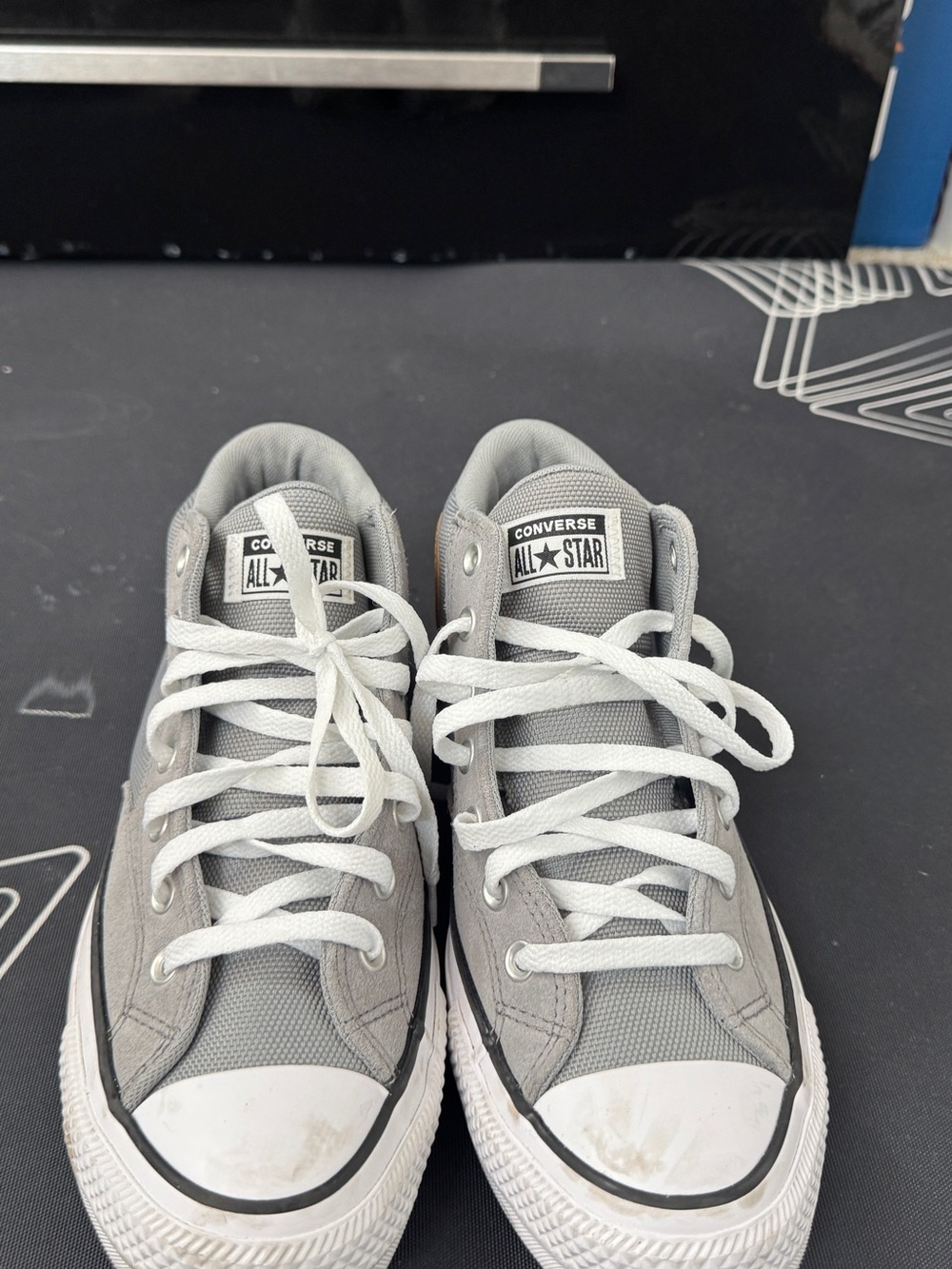 Converse All Star Kids Low Top Sneakers in Light Gray